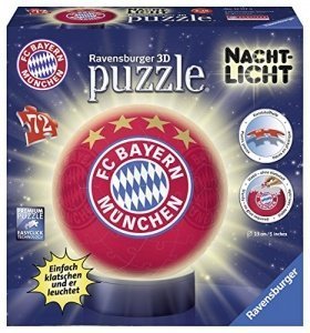 3D-Puzzle Nachtlicht FC Bayern