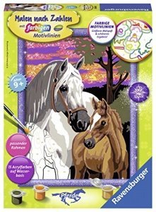 Ravensburger Malen nach Zahlen Pferde