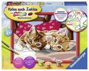 Malen nach Zahlen Schmusekätzchen