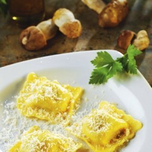 Ravioli mit Steinpilzfüllung Ravioli Rip