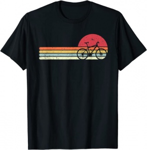 Radfahren Shirt. Jahrgang Fahrrad T-Shir