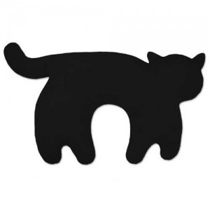 _ REISEKATER schwarz/feuerrot - Nackenki