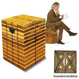 REMEMBER Papp-Hocker ´Ruhesitz´