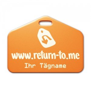 RETURN-TO.ME  KOFFER-TÄG, orange