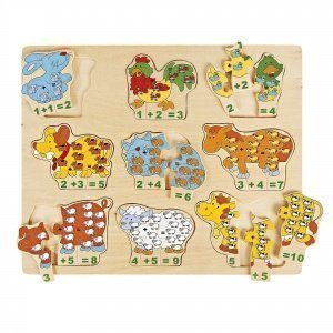 Rechenpuzzle "Tiere"