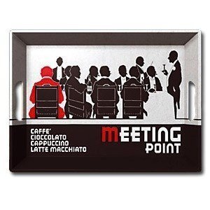 Rechteckiges Bistro Tablett ´Meeting Poi