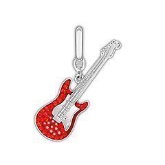 Red Guitar Charm