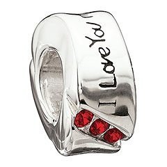 Red Love You More Bead