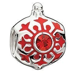 Red Ornament Bead