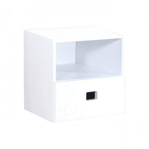 Regalmodul 3 Trendy weiß mit 1 Ablagefac