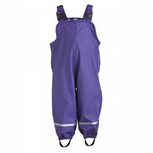 Regen-Latzhose lila