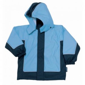 Regenjacke 2 in 1mit Fleecejacke blau