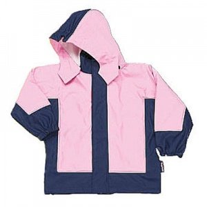 Regenjacke 2 in 1mit Fleecejacke rosa