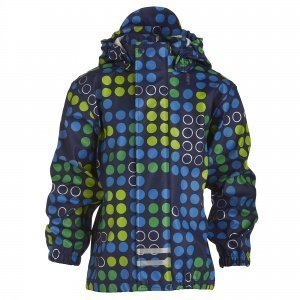 Regenjacke marine/Punkte