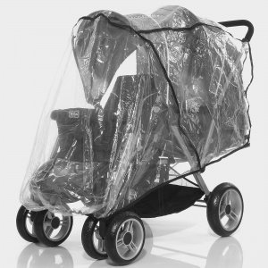 Regenverdeck für "Tandem Plus"