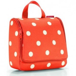 Reisekosmetik / toiletbag L carrot dots 