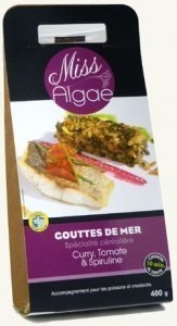 Reisnudeln mit Curry, Tomate & Spirulina