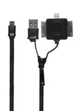 Reißverschluss 4 in 1 USB Ladekabel