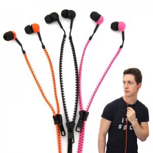 Reißverschluss-Kopfhörer *Zip*