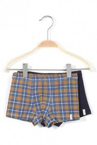 Retro-Baumwoll-Shorts im Doppelpack