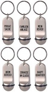 Retro Hotelschlüsselanhänger - Zuhause i