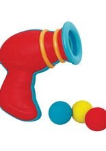 Retro Space Gun Spielzeugpistole rot-gel