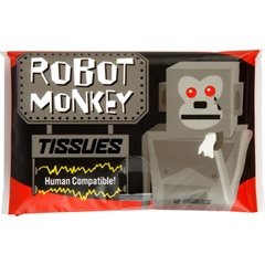 Retro-Taschentücher Robo Affe