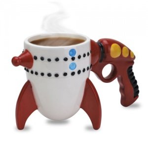 Retro Tasse Ray Gun - Strahlenpistole