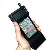 Retro iPhone 4S/4 80er Jahre Hülle