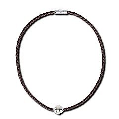 Revolution Leather Brown Halskette