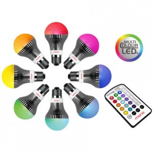 RGB LED Leuchtmittel mit Fernbedienung