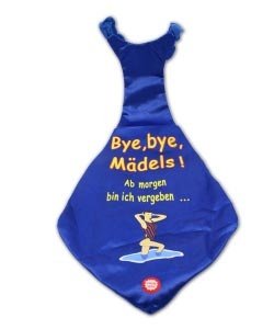 Riesen-Krawatte *Bye, bye, Mädels! Ab mo