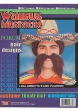 Riesen-Schnurrbart Mexikaner braun