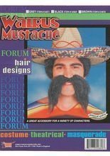 Riesen-Schnurrbart Mexikaner grau