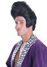 Riesen-Tolle Herren-Perücke schwarz