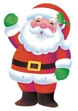 Riesen Weihnachtsmann Dekofigur Weihnach