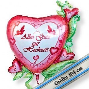 Riesenballon Alles Gute zur Hochzeit