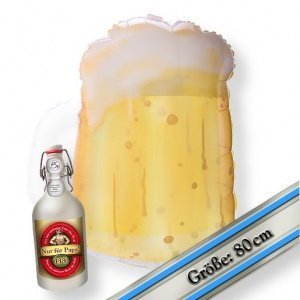 Riesenballon Bierkrug und Papa´s stärkst