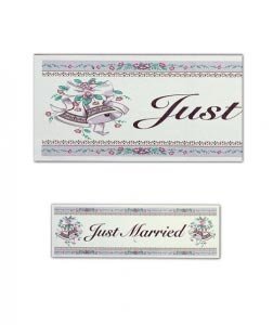 Riesiger Banner *Just Married*