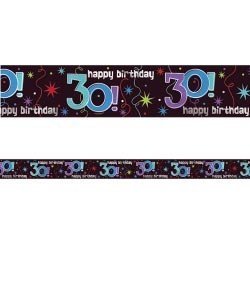 Riesiger Geburtstagsbanner *30! Happy Bi