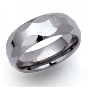 Ring Wolfram mit Gravur 4