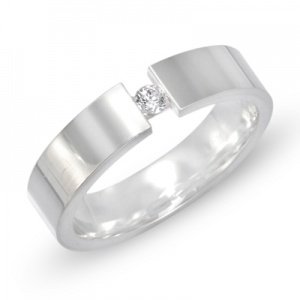 Ring Zirkonia mit Gravur 8520