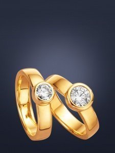 Ring mit Zirkonia