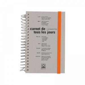 Ringbuch Eine Woche in Paris Farbe silbe