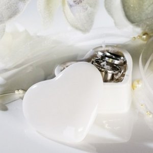 Ringdose Keramikherz