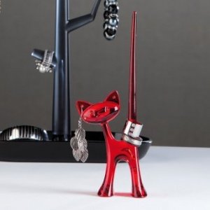 Ringhalter Miaou transparent rot