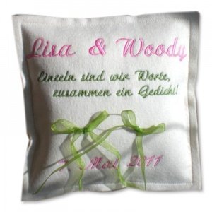 Ringkissen mit Namen