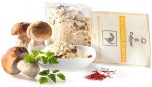 Risotto mit Steinpilzen und Safran - Dal