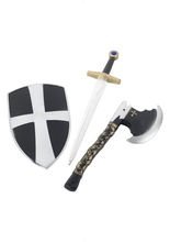 Ritter Kinder Kostüm Set Schwert Schild 