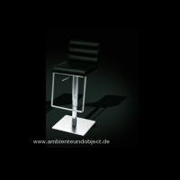 Riva Barstuhl Barhocker schwarz von Dan-